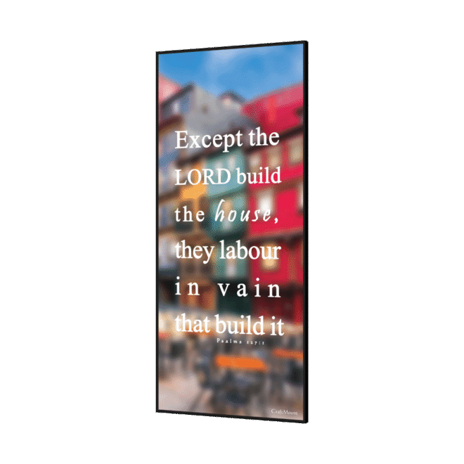 A HOUSE- Inspirational Wall Decor Item