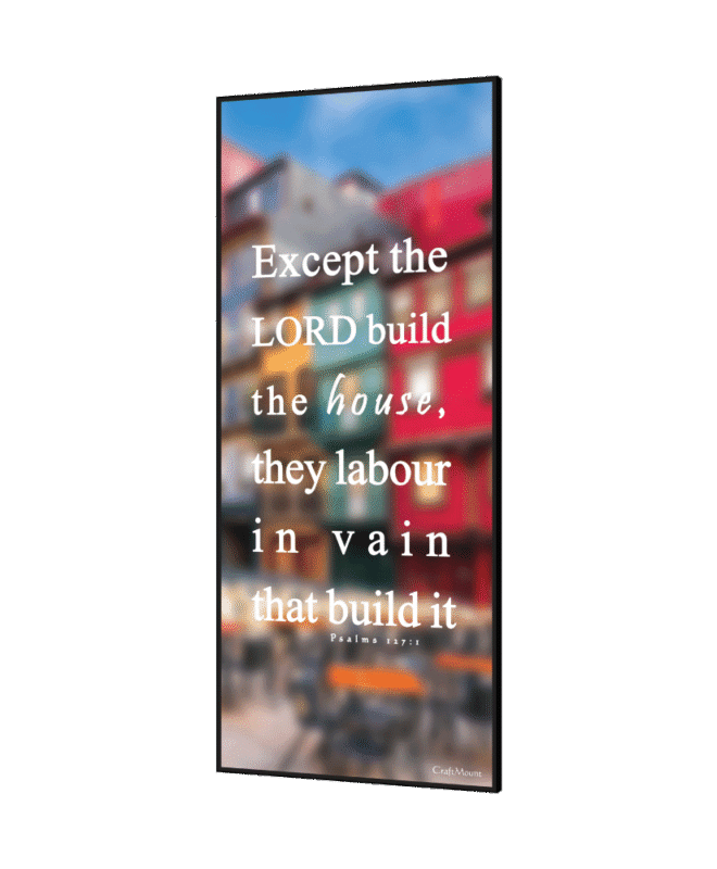 A HOUSE- Inspirational Wall Decor Item