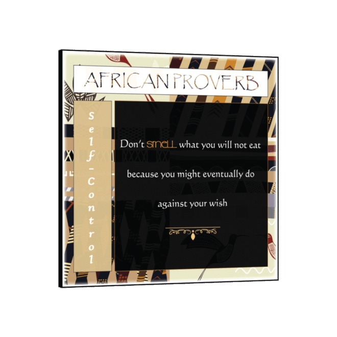 [African Proverb] Inspirational Wall Decor Item