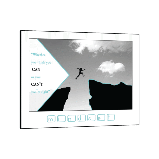 [Can and Can't] - Inspirational Wall Decor Item
