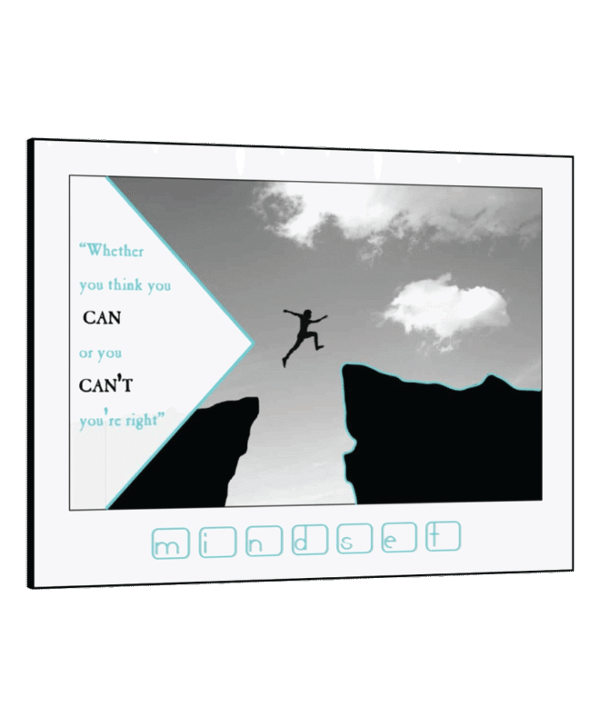 [Can and Can't] - Inspirational Wall Decor Item