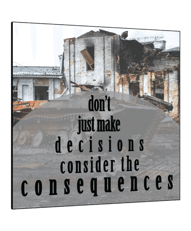 [Consequences] Inspirational Wall Decor Item