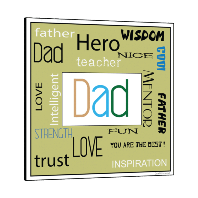 [DAD] Inspirational Wall Decor Item