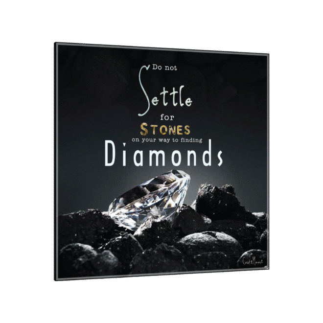 DIAMOND - Inspirational Wall Decor Item