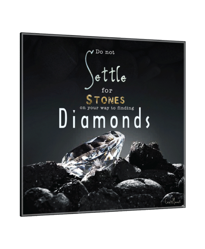 DIAMOND - Inspirational Wall Decor Item