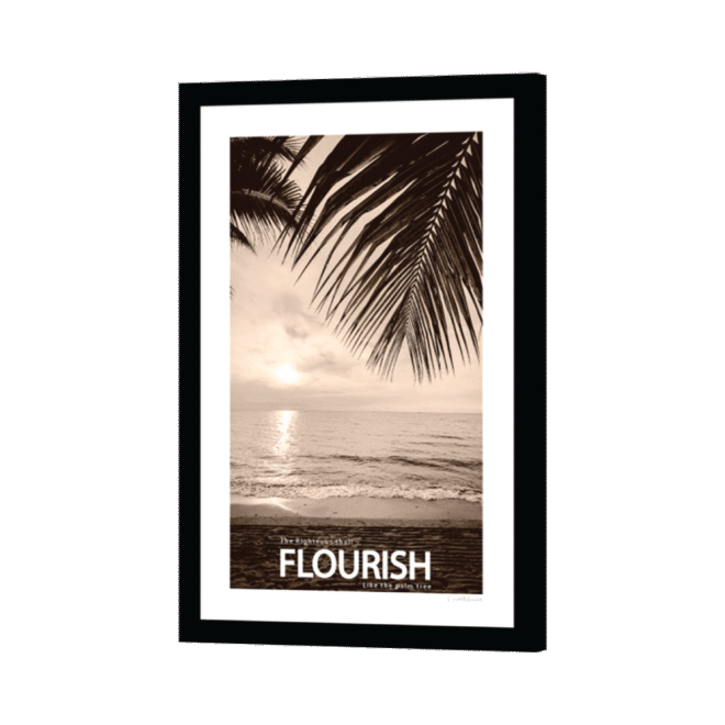 [Flourish] - Inspirational Wall Decor Item