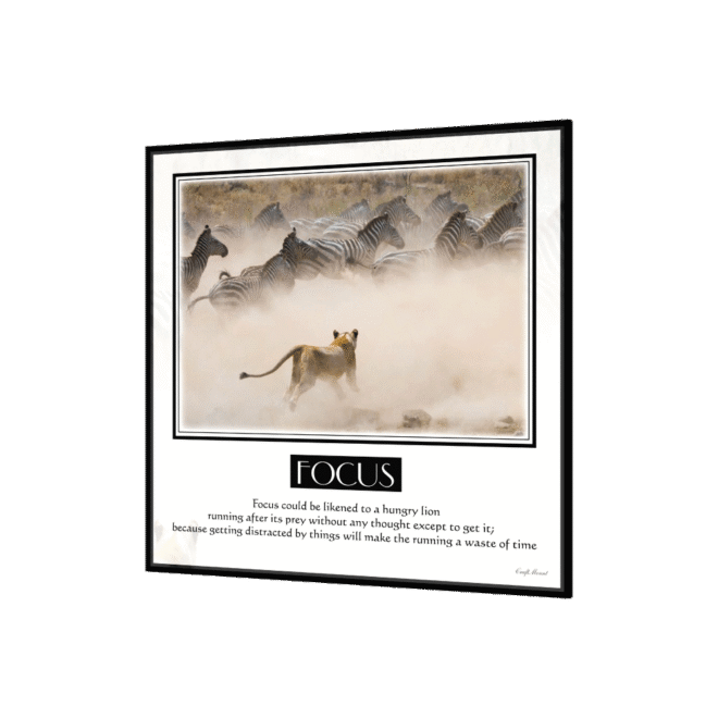 [FOCUS 1] Inspirational Wall Decor Item