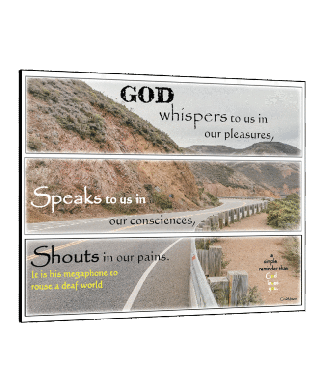 God Love You 1 & 2- Inspirational Wall Decor Item