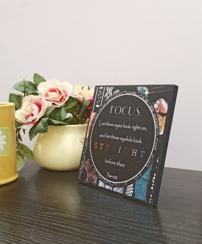 Focus2- Inspirational Wall Decor Item