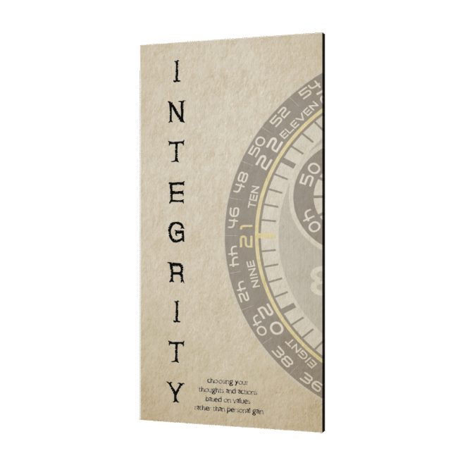 Integrity - Inspirational Wall Decor Item