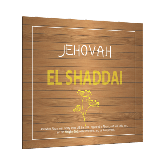 Jehova-Elshaddai - Inspirational Wall Decor Item