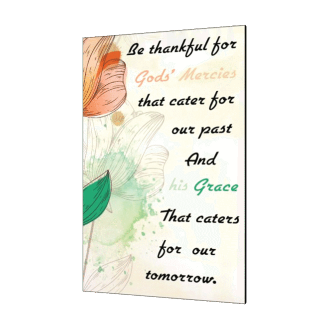 Mercy and Grace - Inspirational Wall Decor Item