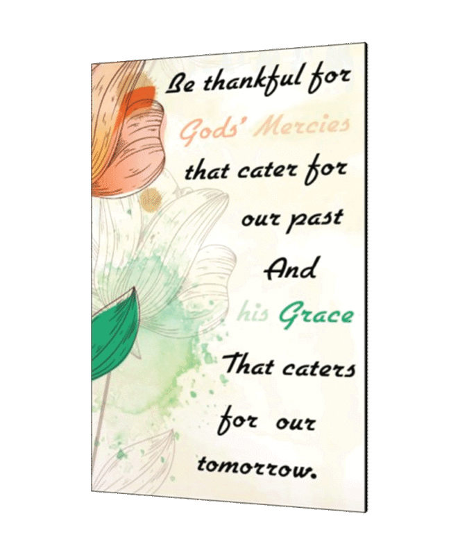 Mercy and Grace - Inspirational Wall Decor Item