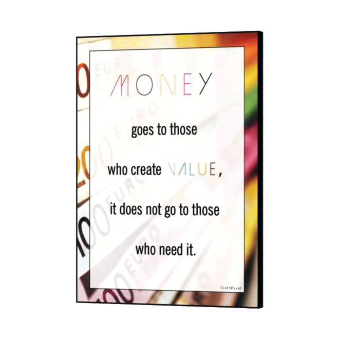 [Money] - Inspirational Wall Decor Item