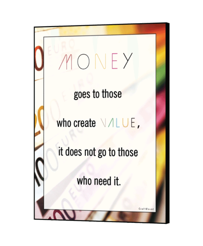 [Money] - Inspirational Wall Decor Item