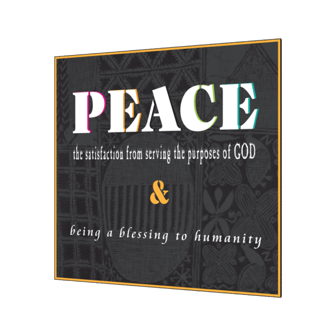 [ PEACE ] Inspirational Wall Decor Item