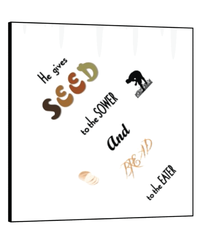 [Seed-to-The-Sower]- Inspirational Wall Decor Item