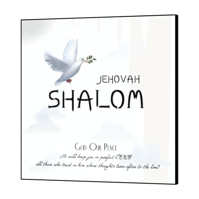 [Shalom]- Inspirational Wall Decor Item