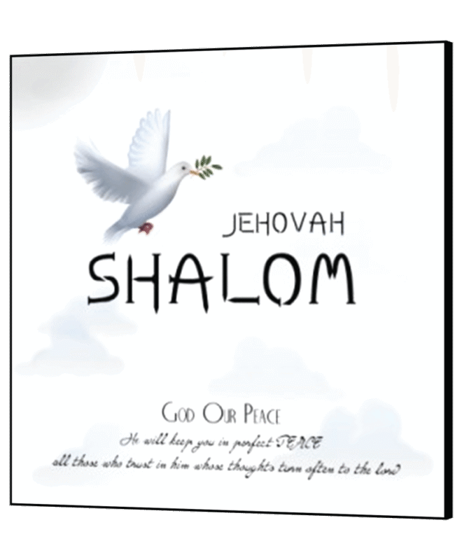 [Shalom]- Inspirational Wall Decor Item