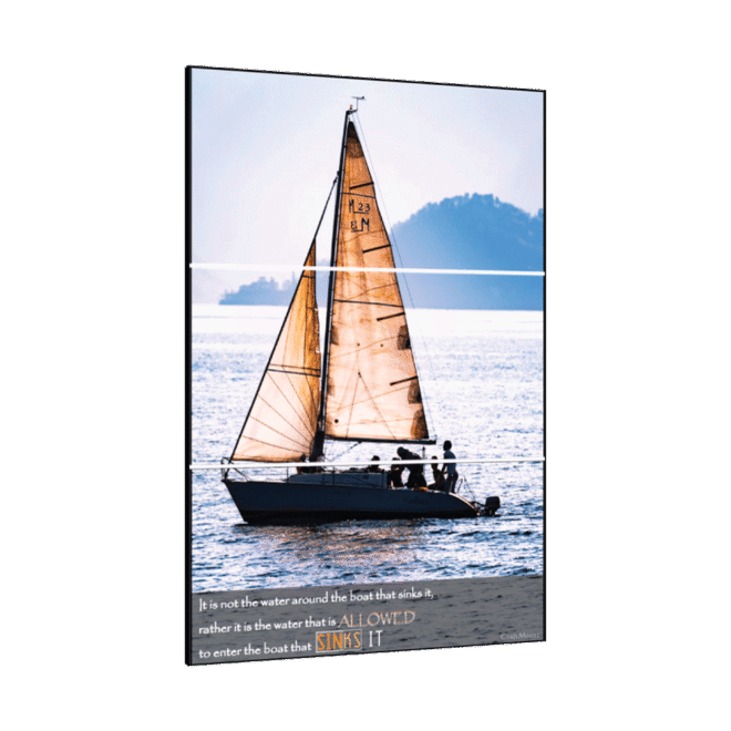 [Sin Sinks] - Inspirational Wall Decor Item