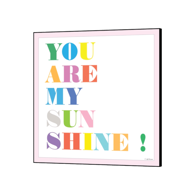 [Sun Shine] Inspirational Wall Decor Item