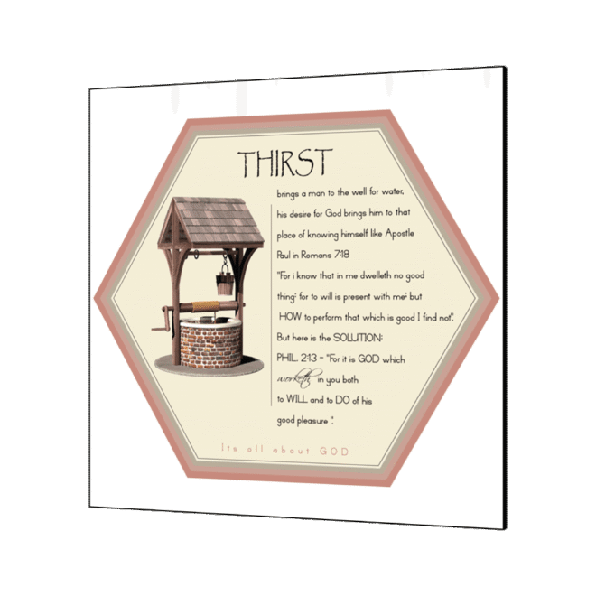 [Thirst] Inspirational Wall Decor Item