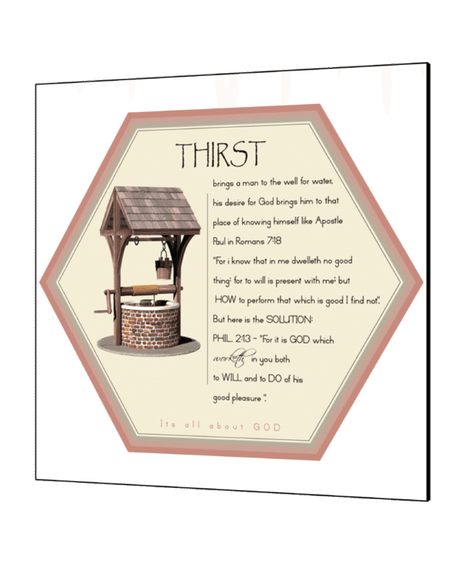 [Thirst] Inspirational Wall Decor Item