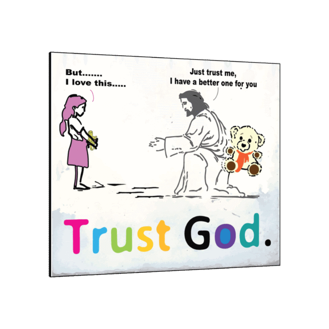 [Trust God] Inspirational Wall Decor Item