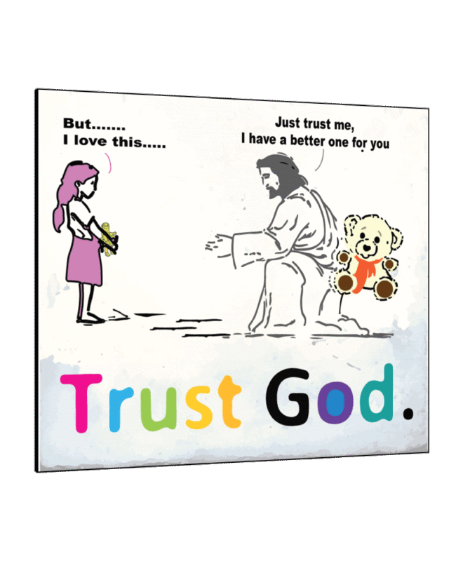 Trust God- Inspirational Wall Decor Item