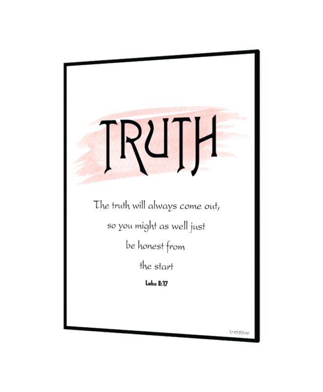 [TRUTH ] - Inspirational Wall Decor Item
