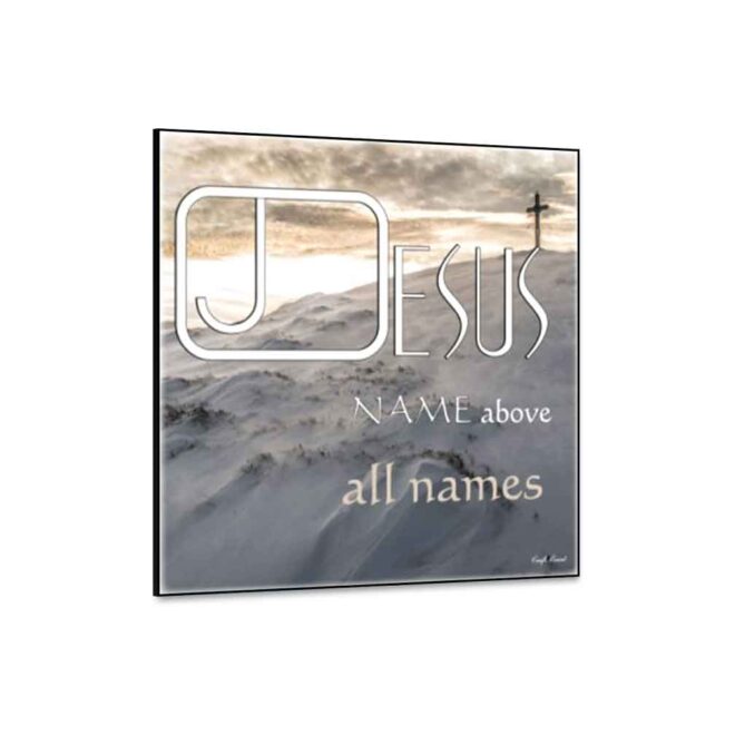 JESUS-NAME-ABOVE - Inspirational Wall Decor Item