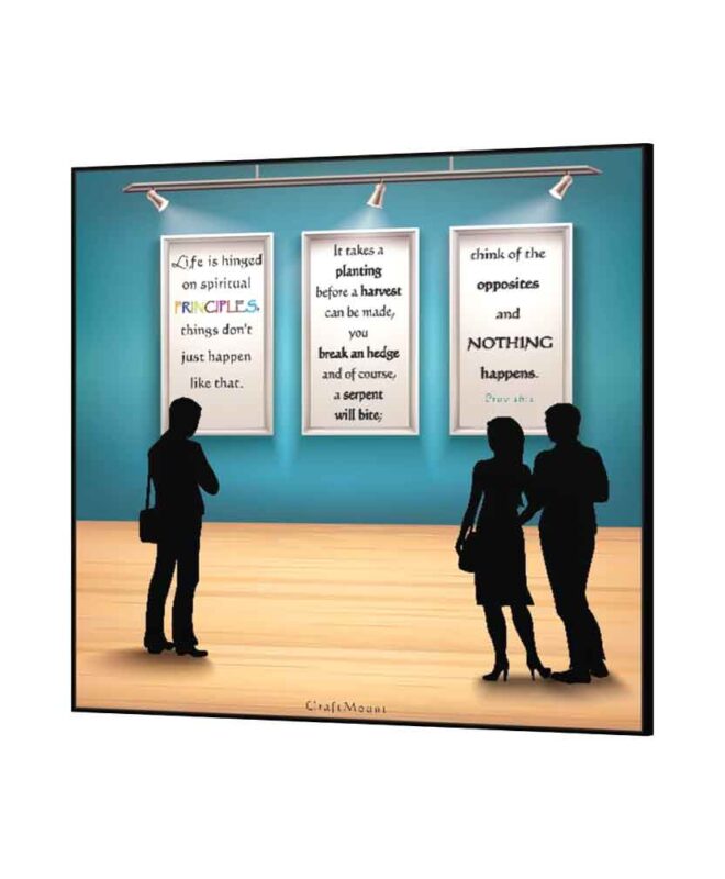 [Proverb 26:2] Inspirational Wall Decor Item