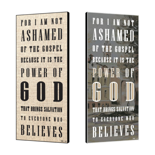NOT ASHAMED 1 - Inspirational Wall Decor Item - Image 2