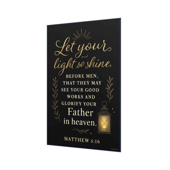 Let Your Light - Inspirational Wall Decor Item - Image 2