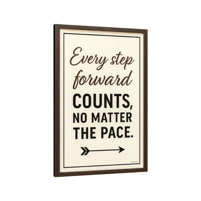 The Pace- Inspirational Wall Decor Item