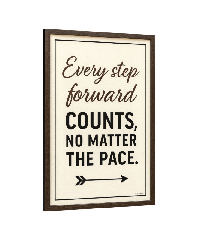 The Pace- Inspirational Wall Decor Item