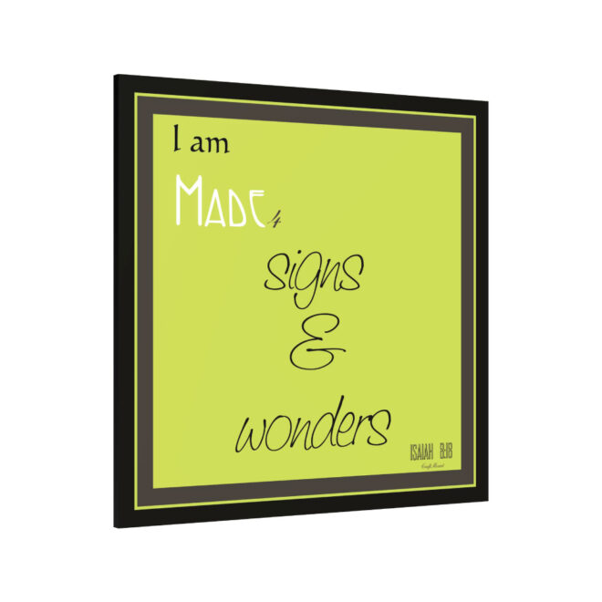 [Signs and Wonders ]- Inspirational Wall Decor Item